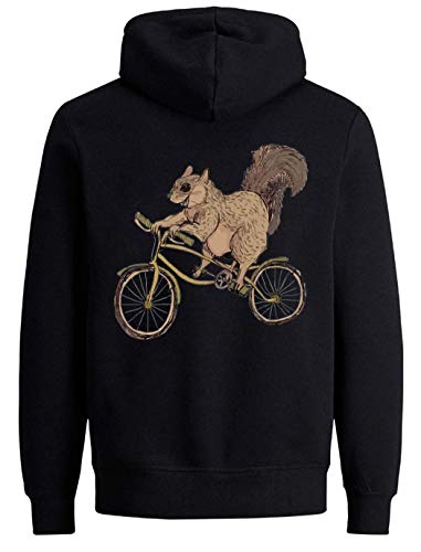 Sweat à capuche écureuil vélo : fini les vêtements ternes et serrés