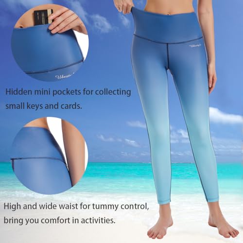 Image of Ubestyle UPF 50+ High Waist Women's Swim Pants Swim Leggings Swimming Tights Rash Guard Pants Sun Protective