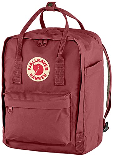 Image of Fjallraven Kanken Laptop 15 Backpack - Padded Laptop Sleeve, Durable Vinylon Fabric - School, Travel, Ox Red