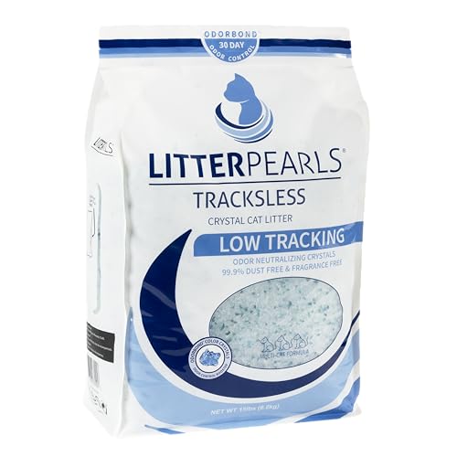 Litter Pearls TLLP15 Crystal Cat Litter With Odorbond- Superior Odor Control cover
