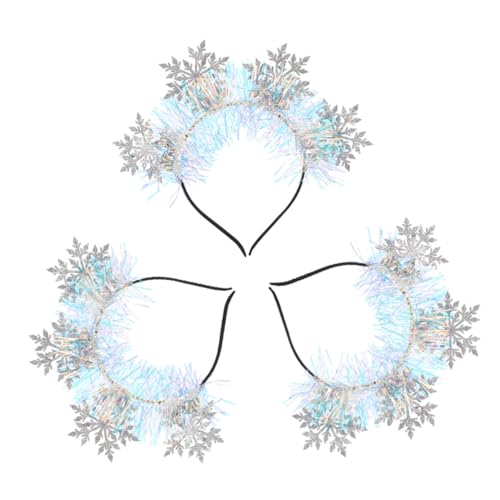 Chouchous bandeau femme de neige et coiffes de Noël en feutrine pour déguisement