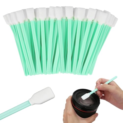 50 bastoncillos de algodón largos, bastoncillos de limpieza, bastoncillos de algodón, bastoncillos largos, bastoncillos de algodón estériles, esponja de limpieza larga estéril, esponja de limpieza de