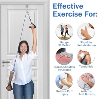 Shoulder Pulley for Physical Therapy, Pulleys for Shoulder Rehab Over Door, Shoulder Pulley Over The Door Physical Therapy, Door Pulleys For Physical Therapy, Arm Pulley, Over The Door Pulleys