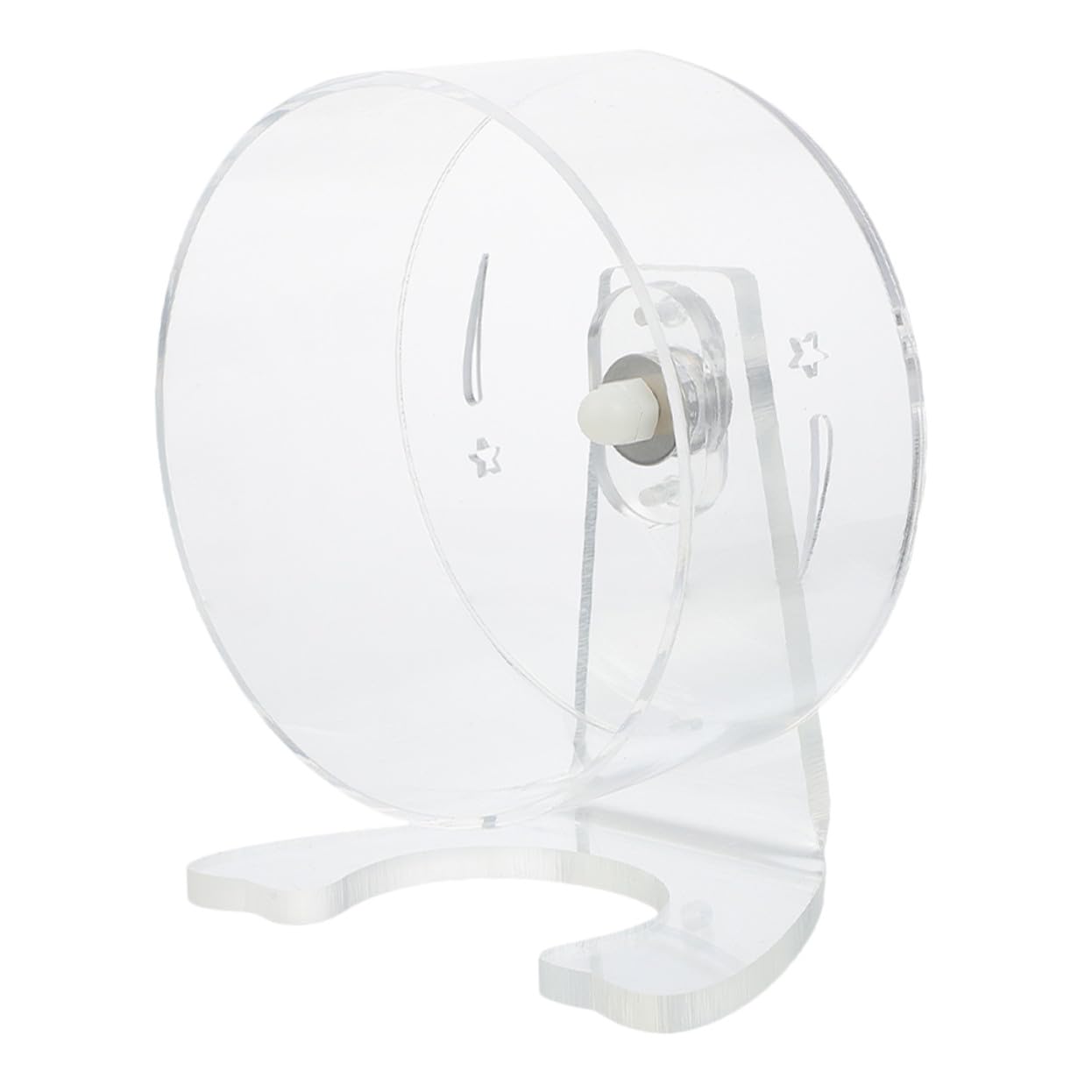 Rueda Silenciosa para Hámster con Soporte Diseño Espacioso para Ejercicio Saludable de Pequeños Roedores Funcionamiento Silencioso para Jaulas y Habitaciones