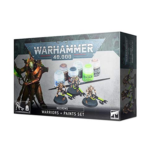 ウォーハンマー 40000 ネクロン ペイントセット ／WARHAMMER 40K NECRONS WARRIORS +PAINTS SET