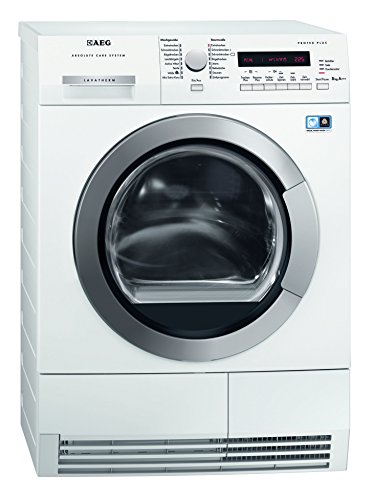 Sèche-linge AEG Lavatherm T7768VIH 8kg A+++ avec système AbsoluteCare blanc et argent
