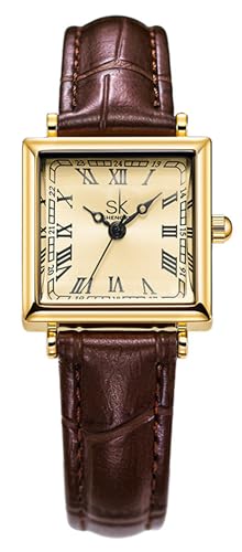 Gosasa Vintage Square Watches for Women Elegant Ladies Dress Watch