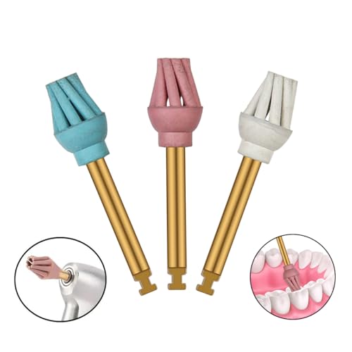 Image of Dental Rubber Diamond Polisher Helicoid Composite Polishing Discs 6Pcs | Polish Wheel Dentist Materials Multi purpose, Color Coded,Dentistry Tools Lab