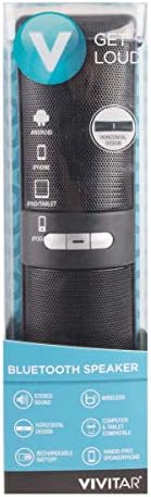 Vivitar Get Loud Wireless Rechargeable Bluetooth Speaker Water Resistant