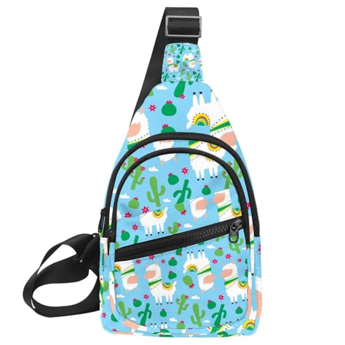 Sac de poitrine homme et femme rose à motif chat avec dos bandoulière mini