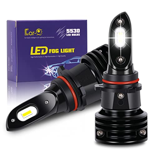 Car-EyeQ 6000lms CAN-Bus 12278 PSX26W LED Fog Lights Bulbs/DRL12278C1 H28W, 6000K Xenon White 12V Replacement Upgrade Xtreme Super Bright