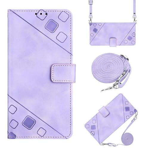 Étui portefeuille iPhone 15 Pro violet, la protection idéale en voyage