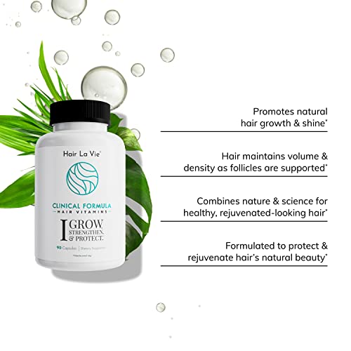 image for Hair La Vie Clinical Formula Hair Growth Vitamins for Women and Men wi