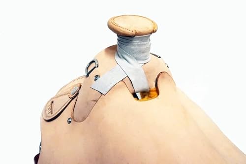 Equestrian Barrel Dd Leather Horse Rope Ranch Racing Trail Western Saddle Fully Hand Tooled Cream Color Suede Seat By Prohub (18 Inches) #TOP1