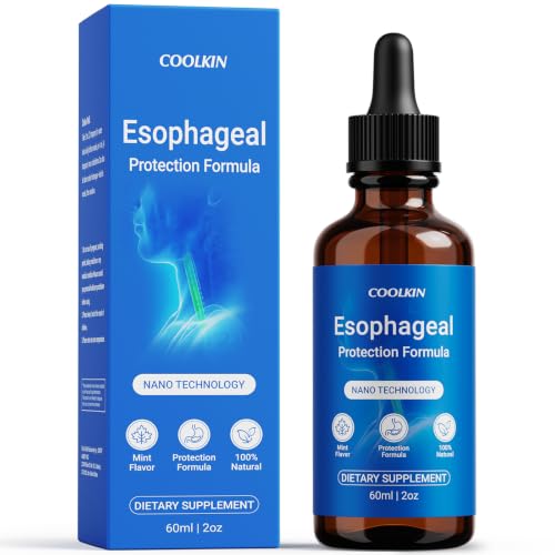 Nano Esophageal Relief Drops - ContainingSlippery Elm Bark Zinc L-Carnosine L-Glutamine & Aloe Extract - Non-GMO Dairy-Free - Soothes Digestive Discomfort SupportsHealthy Throat & Stomach