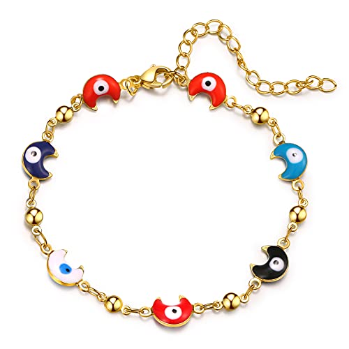 Image of Long tiantian Hand Chain Bracelet Gold Link Finger Ring Slave Bracelet