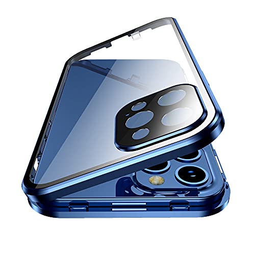 Coque iPhone 15 Pro en verre magnétique avec verrouillage de sécurité