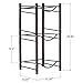 LIANTRAL 5 Gallon Water Jug Holder, 3 Tiers Brown Heavy Duty Water Rack Freestanding, Water Bottle Organizer for Home Office