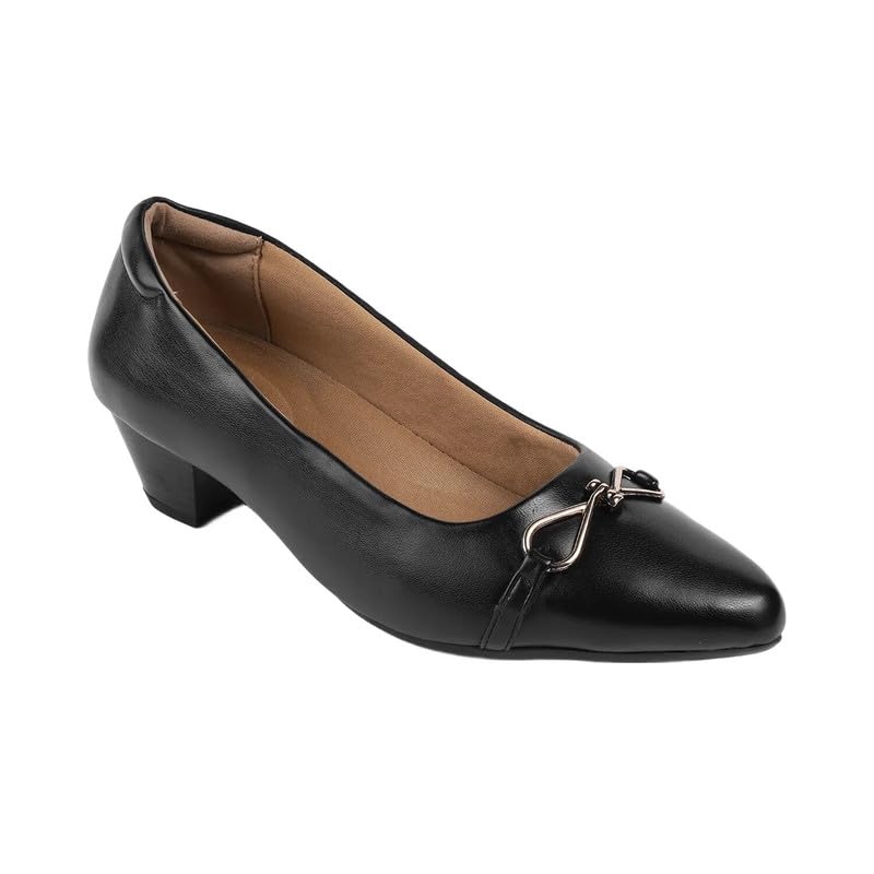tresmode Rossfit Women's Pointed Toe Low Heel Pumps-picture-44