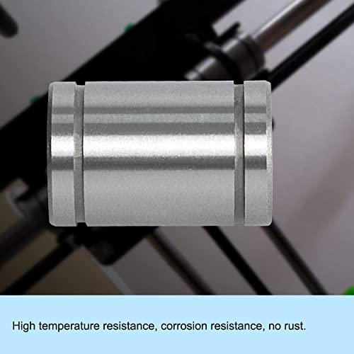 Aopin Lm25Uu Cylinder Linear Motion Ball Bearing, Id 25Mm, Od 40Mm Linear Ball Bearings Sae52100 Carbon Steel, 6 Rows Of Steel Balls, Great For Cnc, 3D Printer, Linear Rail Guide 4 Pcs #TOP4