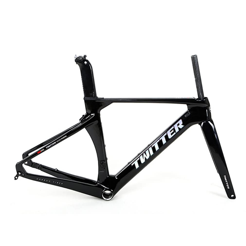 Amazon.co.jp: ロードバイク フレームセット カーボンファイバー 風を