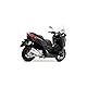 ARROW URBAN ALUMINIUM DARK SILENCER WITH DARK END CAP YAMAHA X-MAX 125 ’18/20 HOMOLOG. ALUMIN.DARK URBAN SILENCER WITH BLACK STAINLESSSTEEL END CAP FOR ARROW LINK PIPE