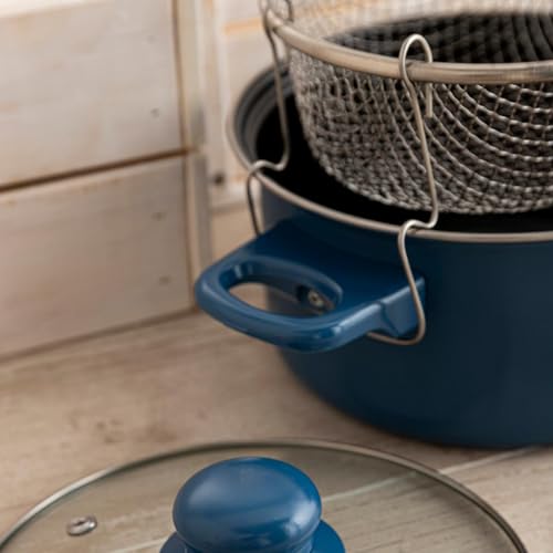 Quid Baltic Friteuse avec panier en acier carbone 20 cm Acier carbonaté Convient vitrocéramique Convient électrique 2 couches antiadhésives – Image 4