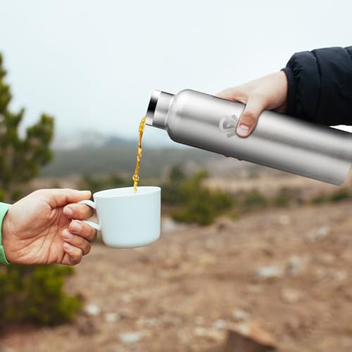 Japoria Bottiglia Termica 1L, Borraccia In Acciaio Inossidabile Con Cannuccia E Filtro, Senza Bpa, Borracce Per Sport, Viaggio, Campeggio, Uffici - 7