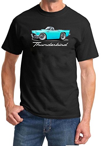 1955 1956 1957 Ford Thunderbird Convertible Full Color Design Tshirt