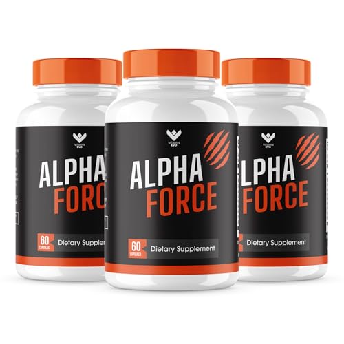 (3 Pack) Alpha Force Capsules, Alpha Force Pills, Alpha Force Advanced Formula, AlphaForce Vitamins for Daily Health Support, Alpha Force Max Reviews, Alpha Force Review 180 Capsules 3 Month Supply