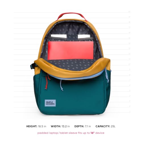 Image of Simple Modern Kids Backpack for School | 25L Laptop Backpack | 80s Mix | Ellis Bookbag for Girls, Boys | Cute Backpack for High School, College, Teens | 80s Mix