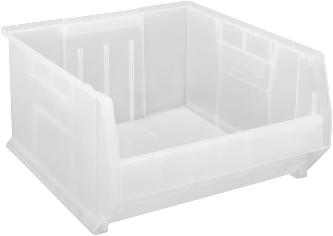 Quantum Storage QUS957 Plastic Stacking Hulk Container - 23-7/8" x 22-1/2" x 12" - 1 Pack