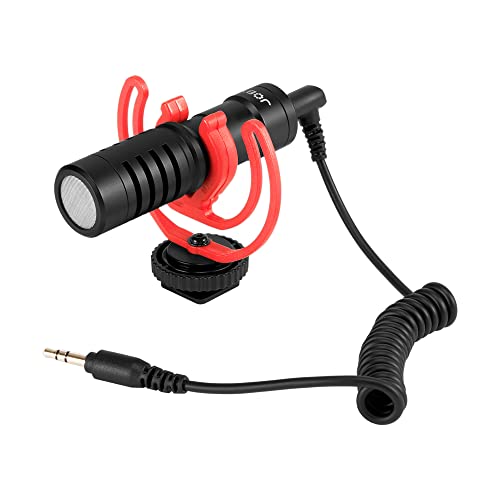 Joby JB01643-BWW Wavo Mobile - Microphone Embarqué et Compact avec Porte-Micro Antichocs et Antibruits pour Smartphones, Hybrides, Caméscopes, Micro pour...