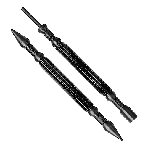 TYRWEEY 2-Piece Nail Setter Dual Head NailSet, Dual Head Nail Setter & Hinge Pin Remover Punch Set features 1/32-in, 1/16-in, 1/8-in by TYRWEEY - Used condition - US$11.51