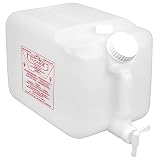 Lucasol 2.5 Gallon Empty Chemical Dispenser - Refillable Disinfectant Mix Tank