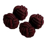 Seidenknoten burgund weinrot ca. 11 mm Durchmesser