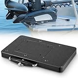 Für Minn Kota 1854021 Schnellspanner-Halterung MKA-21 passend für Ulterra, Terrova, Deckhand 40, PowerDrive, PowerDrive V2/Pontoon Trolling Motors, für Minn Kota Trolling Motor Montagehalterung