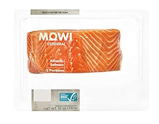 MOWI Essential Fresh Atlantic Salmon, Skin-On, Responsibly Farm-Raised, 12 oz
