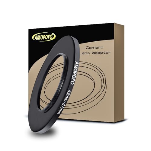 Image of 49mm to 67mm Step-Up Ring Filter adapter /49mm to 67mm Camera Filter Ring ;Compatible All Brands 49 mm Lens and 67 mm UV,ND,CPL,Metal Step Up Ring
