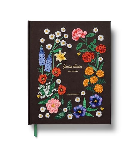 Carnet de croquis brodé Garden Study pour confier vos pensées