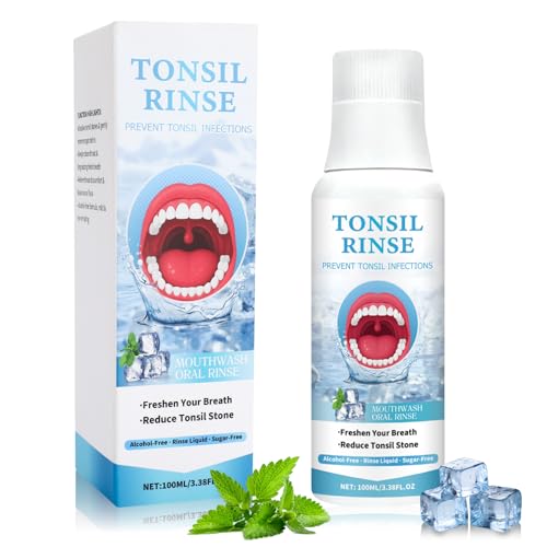 Tonsil Stone Mouthwash Tonsil Stone Rinse Natural Ingredients Helps Refresh Tonsil Area Soothes Dry Mouth & Freshens Breath