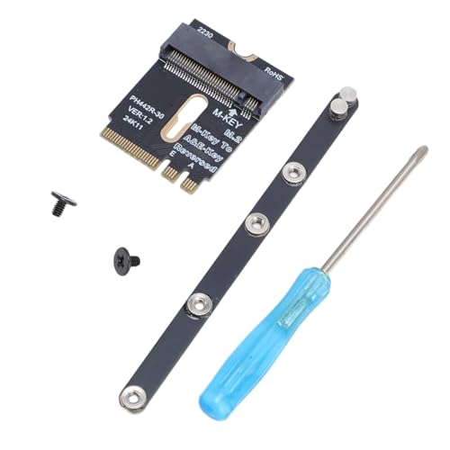 Zyyini M.2 NVME SSD Convert Adapter kit for Air Pro 2013-2017, M Key NVME SSD Convert Card NGFF Converter with Screws Support 2230 2240 2260 2280 PCIe 4.0