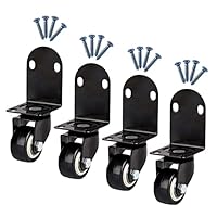 YHBZ 2 Pièces Roues Pivotantes Support En Forme De L,Roulette