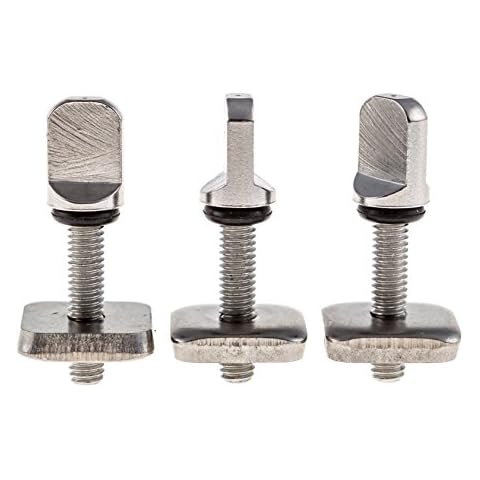 Santa Barbara Surfing SBS - No Tool Stainless Steel Fin Screw for Longboard and SUP - 3 Pack Cover