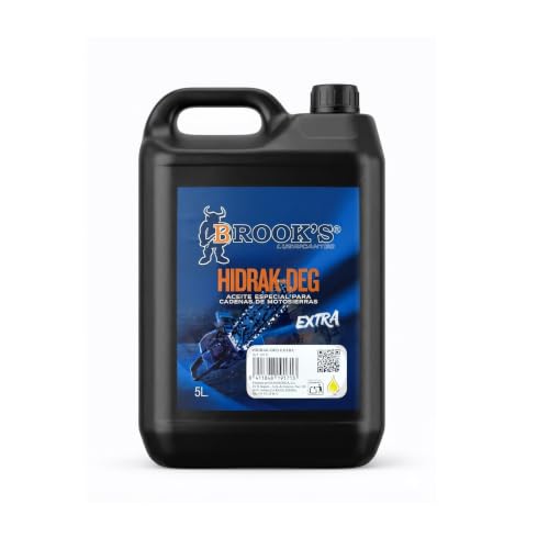 Aceite para Cadena de Motosierra – 5 Litros – Fabricado en España, Lubricante Profesional para Cadenas y Espadines – Antidesgaste, Fluido, Alta Adherencia