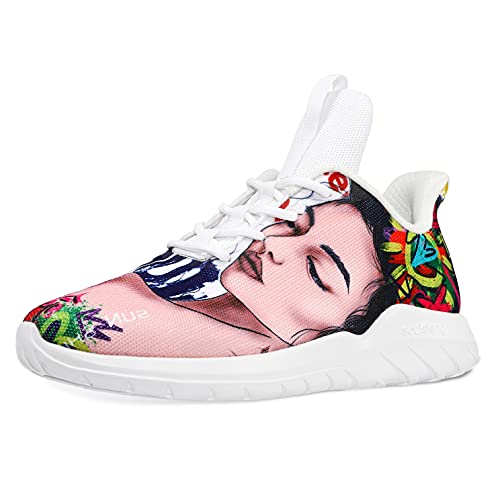 soulsfeng Mens Tennis Shoes Breathable Lightweight Fashion Workout Sneakers Non Slip Walking Sports Athletic Running Shoe for Men Size 5.5