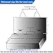 VIEWPETS Bench Car Seat Cover Protector - Waterproof, Heavy-Duty and Nonslip Pet Car Seat Cover for Dogs with Universal Size Fits for Vehicles, Trucks & SUVs(Grey)
