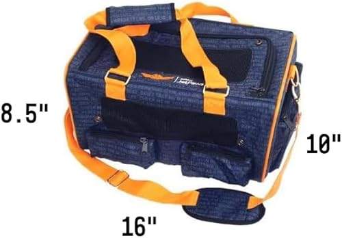 Miniatura 3 de Transportador oficial de mascotas de JetBlue Airlines Blue Blue 16 pulgadas