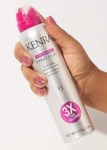 Image of Kenra Volumizing Spray Clay 15 | Bodifying, Fullness Spray | 3X The Fullness | Medium Hold | Provides Texture & Volume With A Long-Lasting Finish | All Hair Types