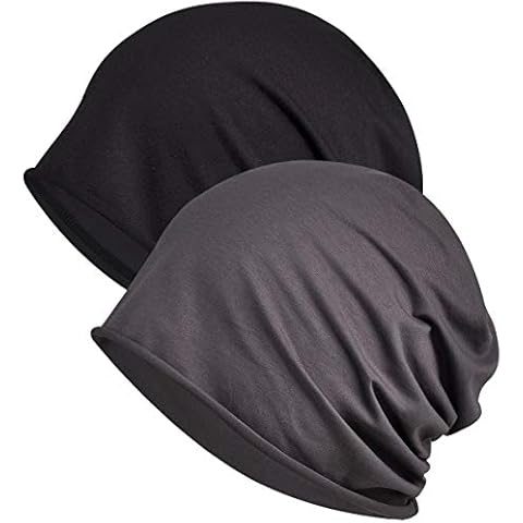 WELROG - Gorro Turbante de quimio para Mujer, 2 Unidades Cover